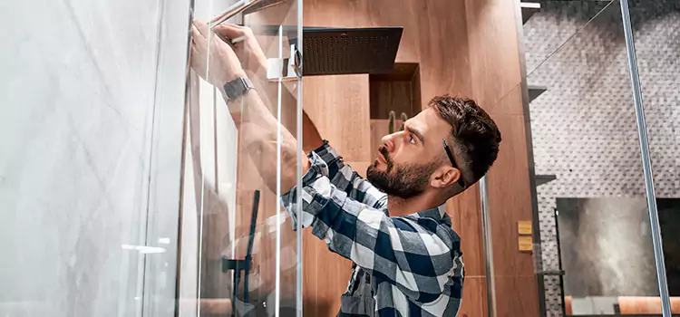 Replace Shower Doors with Frameless Mission Bend